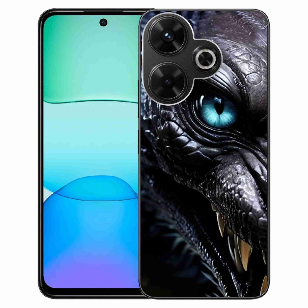 Gél borítás mmCase a Xiaomi Redmi 13 4G / Poco M6 4G számára - sárkány nézet