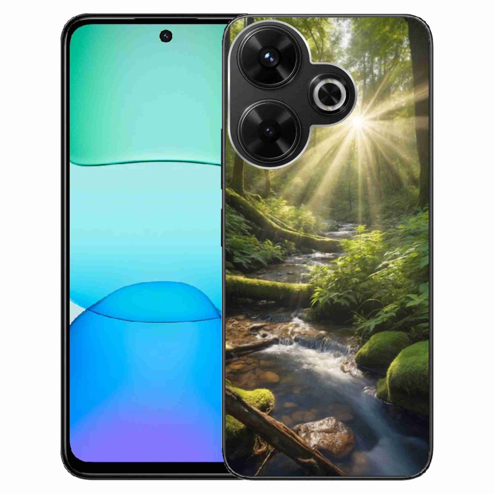 Gél borítás mmCase a Xiaomi Redmi 13 4G/Poco M6 4G - az erdő mélysége