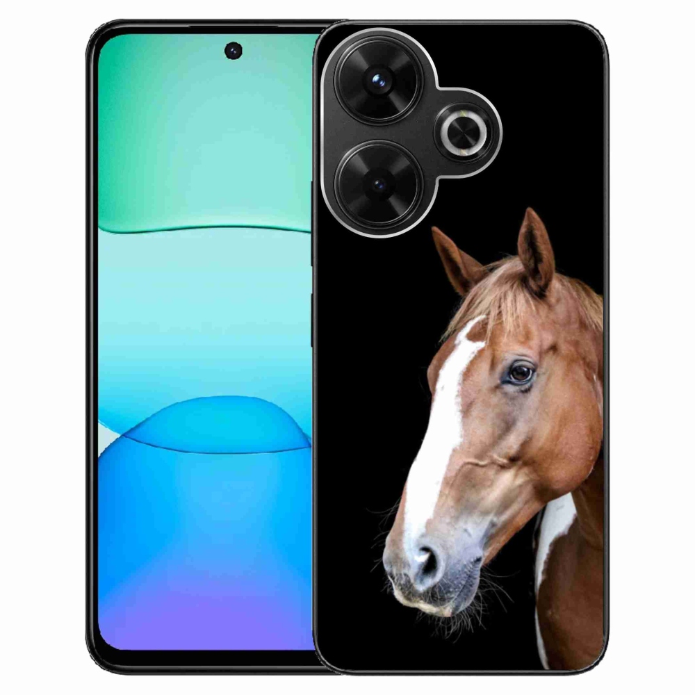 Gél borítás mmCase a Xiaomi Redmi 13 4G/Poco M6 4G - barna ló 3