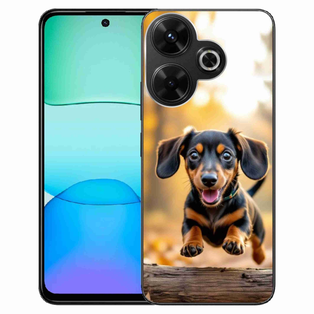 Gél borítás mmCase a Xiaomi Redmi 13 4G/Poco M6 4G-hez - borz 2