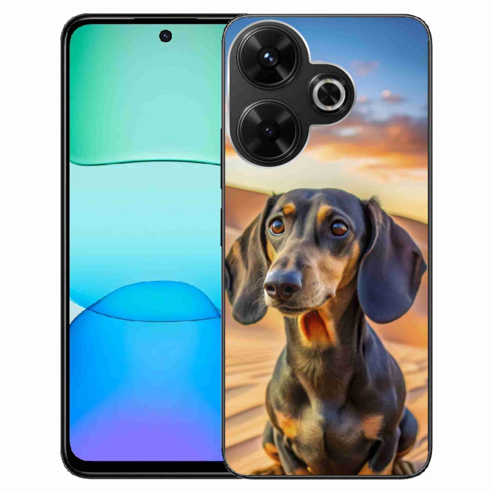 Gél borítás mmCase a Xiaomi Redmi 13 4G/Poco M6 4G számára - borz 3