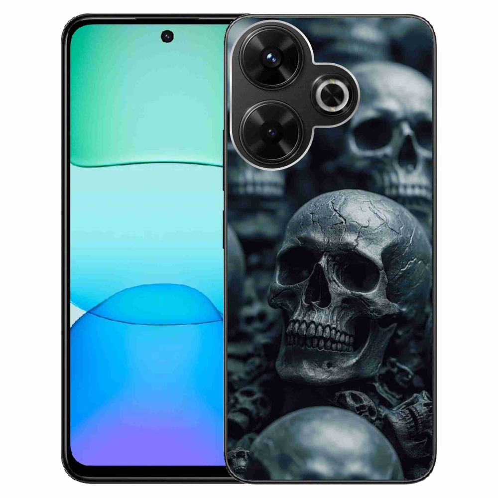 Gél borítás mmCase a Xiaomi Redmi 13 4G/Poco M6 4G - koponya 2