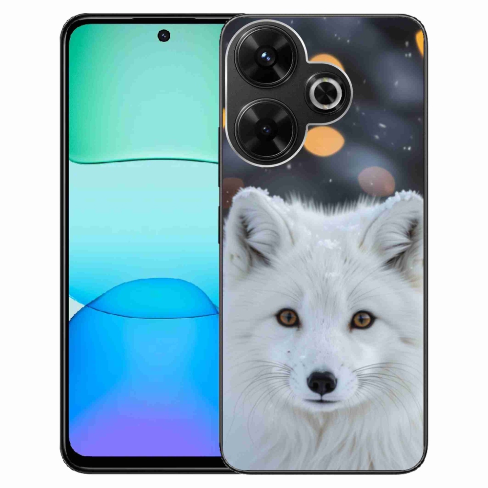 Gél borítás mmCase a Xiaomi Redmi 13 4G/Poco M6 4G számára - polár róka