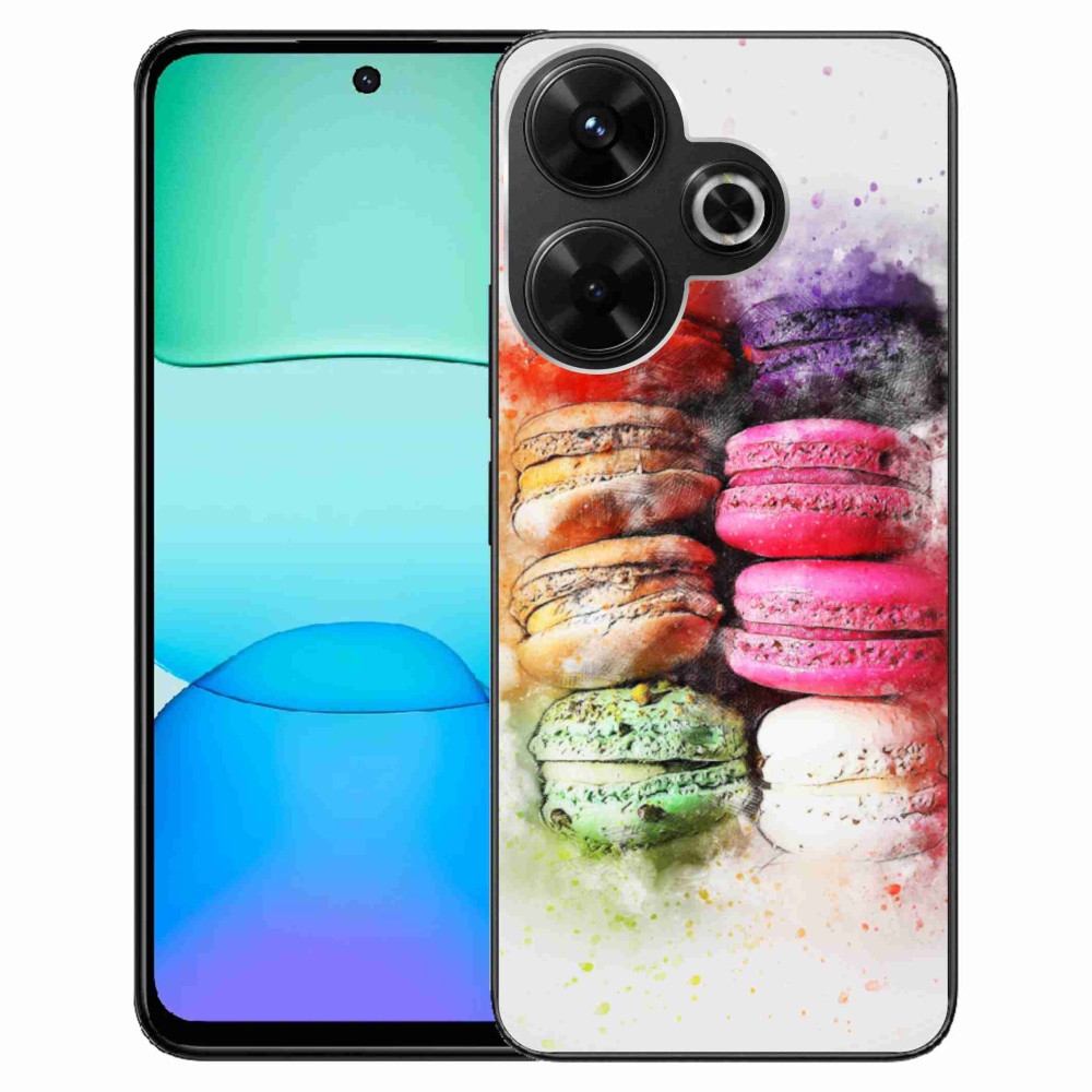 Gél borítás mmCase a Xiaomi Redmi 13 4G/Poco M6 4G számára - makarónik