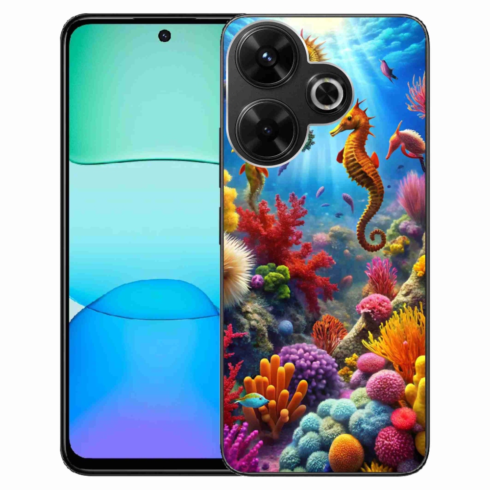 Gél borítás mmCase a Xiaomi Redmi 13 4G/Poco M6 4G - Sea World 3 számára