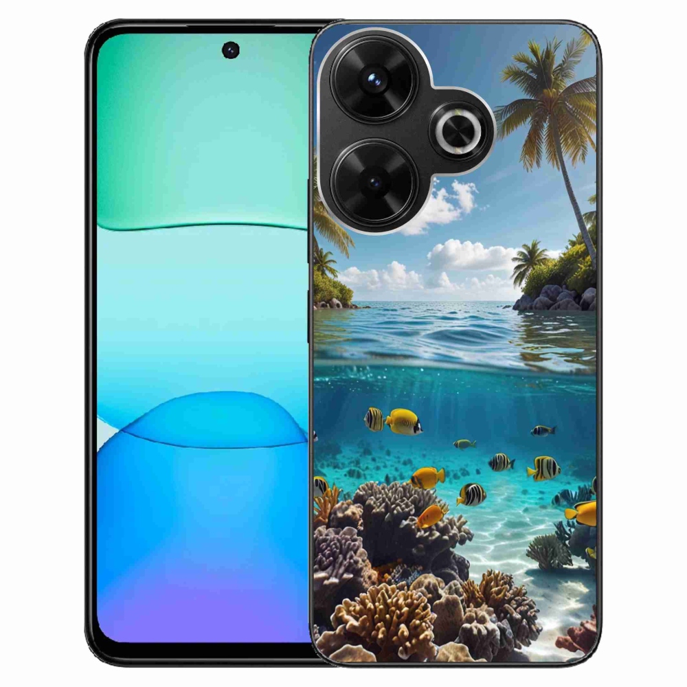 Gél borítás mmCase a Xiaomi Redmi 13 4G/Poco M6 4G - Sea World 4 számára