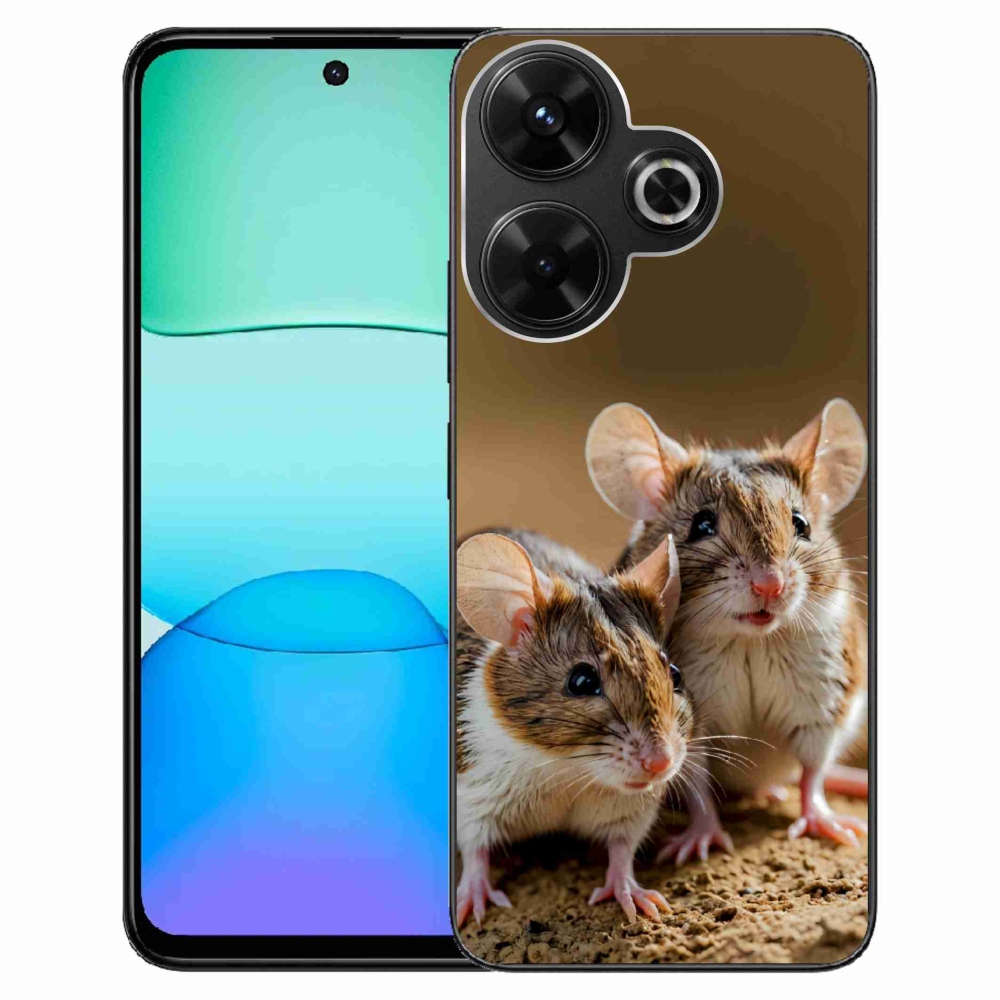 Gél borítás mmCase a Xiaomi Redmi 13 4G/ Poco M6 4G - egér duóhoz