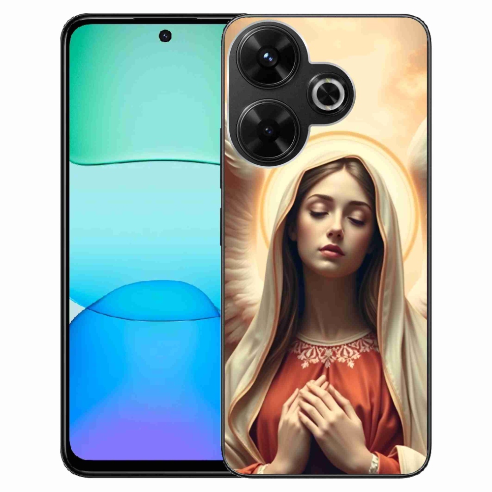 Gél borítás mmCase a Xiaomi Redmi 13 4G/Poco M6 4G - vallási téma számára