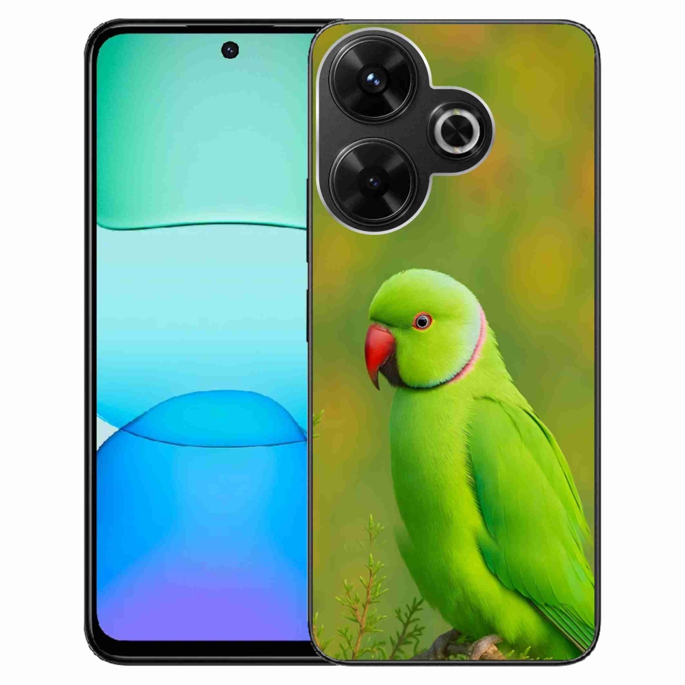 Gél borítás mmCase a Xiaomi Redmi 13 4G/Poco M6 4G - parrot alexandr 2 számára
