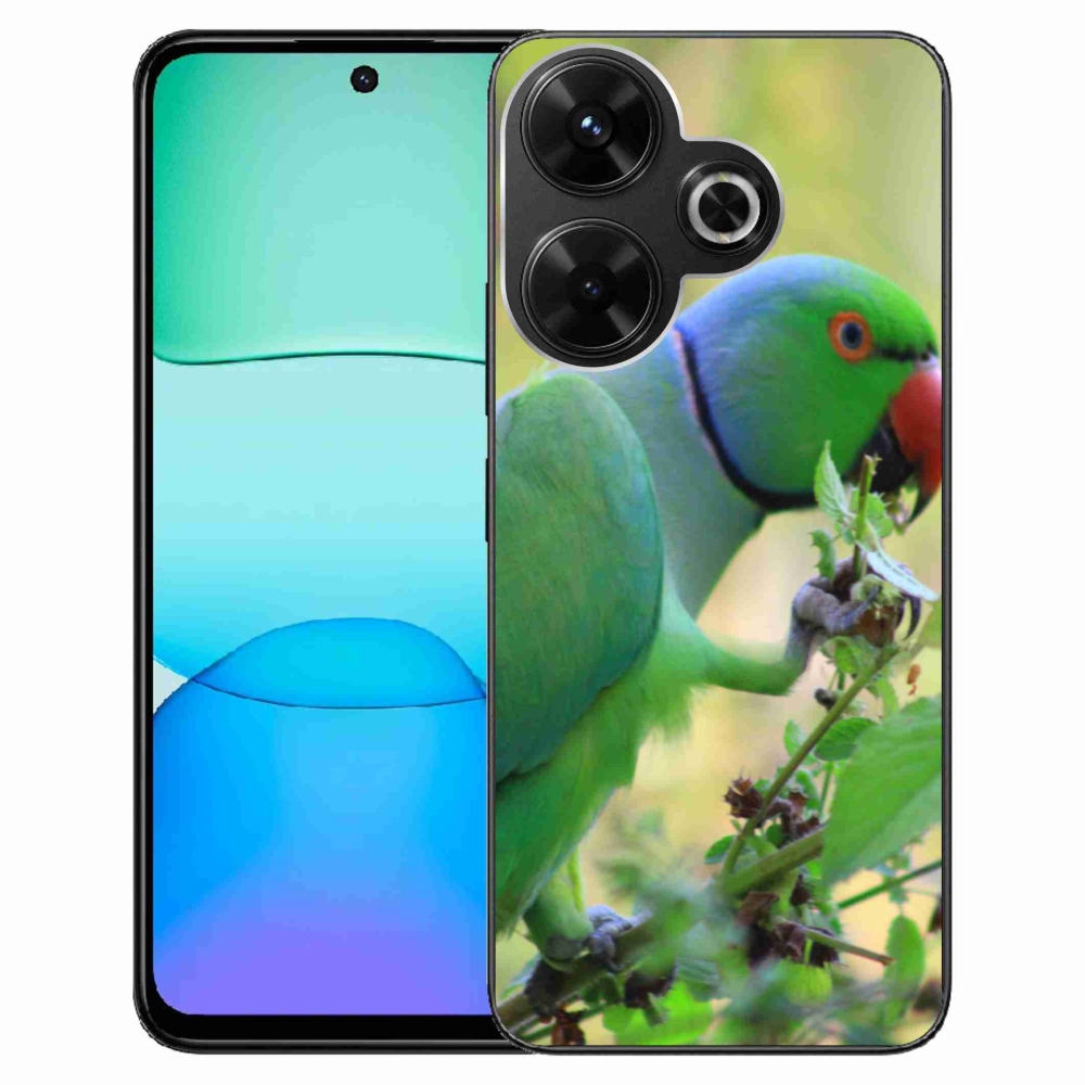 Gél borítás mmCase a Xiaomi Redmi 13 4G/Poco M6 4G számára - parrot alexandr