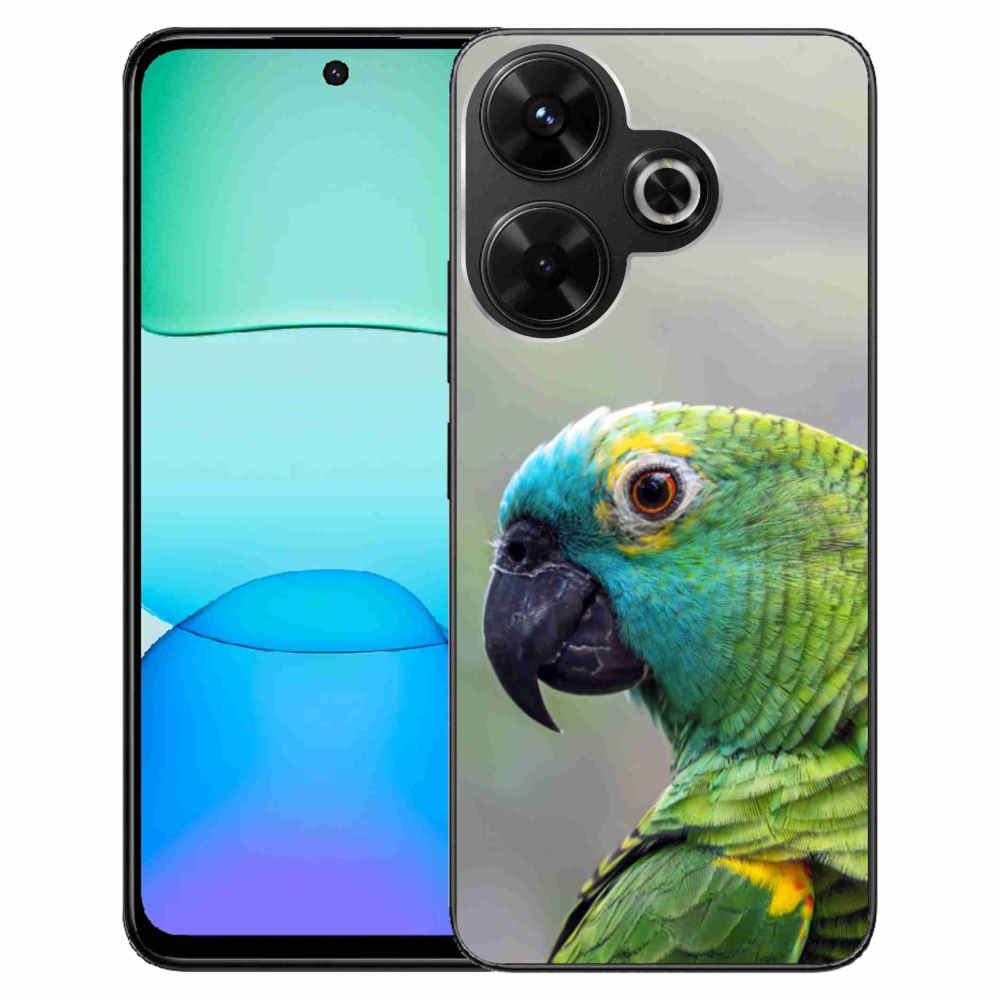 Gél borítás mmCase a Xiaomi Redmi 13 4G/Poco M6 4G számára - papagáj amazon