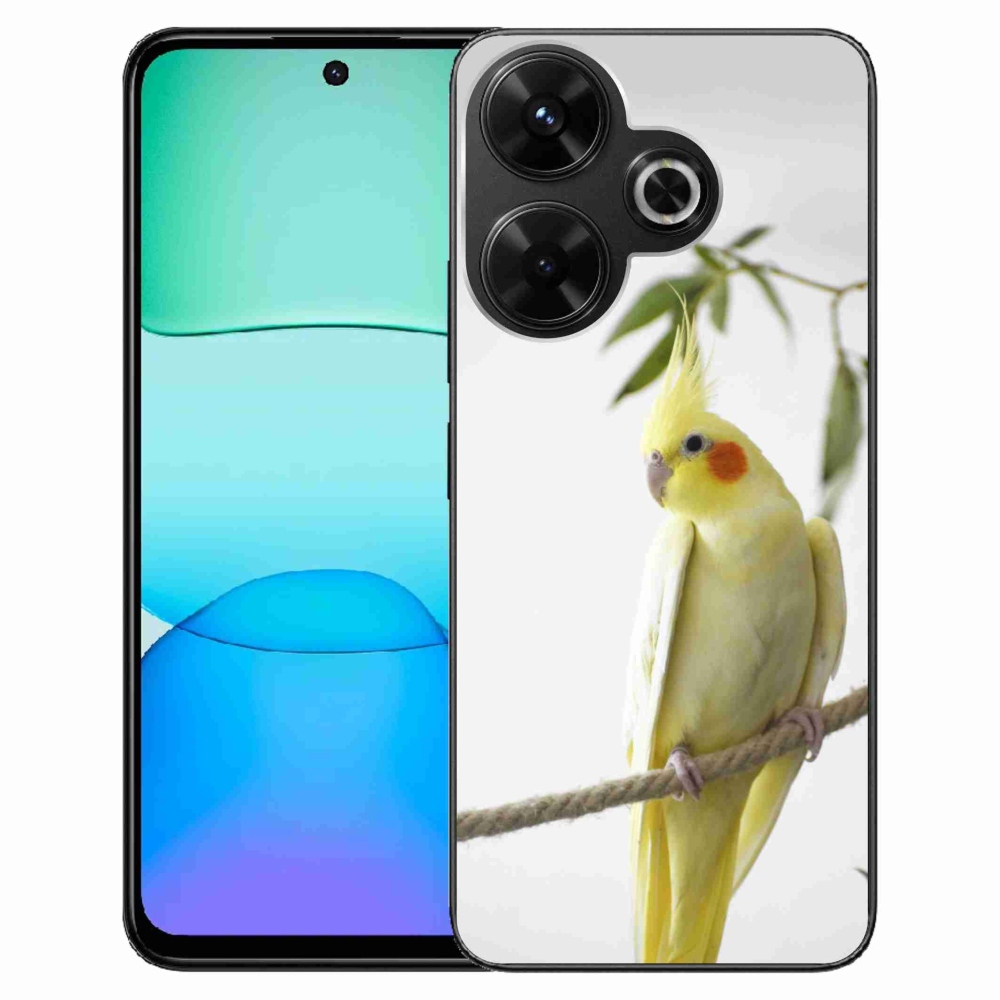 Gél borítás mmCase for Xiaomi Redmi 13 4G/ Poco M6 4G - papagáj korela chocholatá