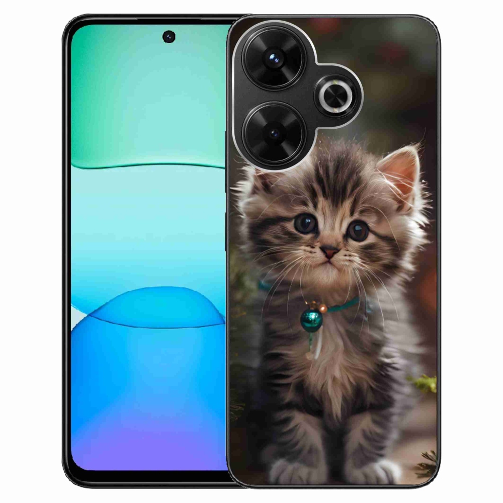 Gél borítás mmCase a Xiaomi Redmi 13 4G / Poco M6 4G - aranyos cica 11
