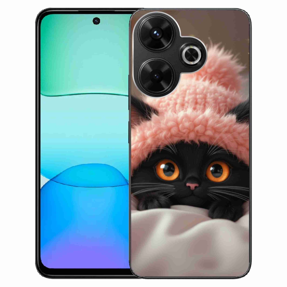 Gél borítás mmCase a Xiaomi Redmi 13 4G/Poco M6 4G - aranyos cica 7