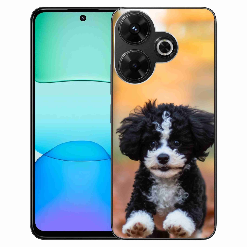 Gél borítás mmCase a Xiaomi Redmi 13 4G/Poco M6 4G - aranyos kiskutya 2