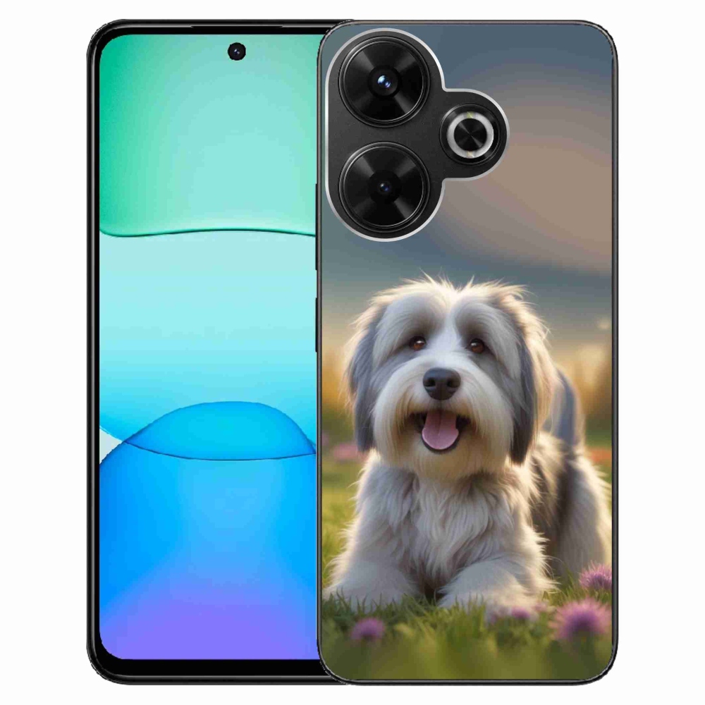 Gél borítás mmCase a Xiaomi Redmi 13 4G / Poco M6 4G - aranyos havannai kutya számára