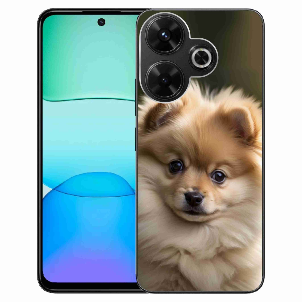 Gél borítás mmCase a Xiaomi Redmi 13 4G/ Poco M6 4G - aranyos pomerániai 2