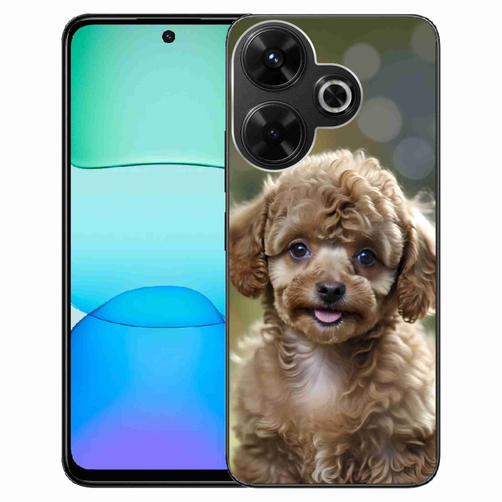 Gél borítás mmCase a Xiaomi Redmi 13 4G/ Poco M6 4G számára - aranyos uszkár
