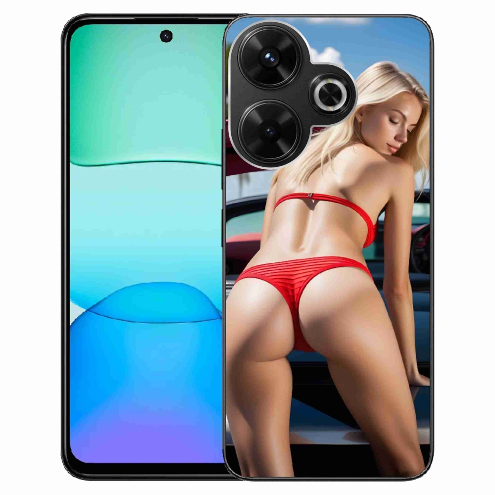 Gél borító mmCase a Xiaomi Redmi 13 4G/ Poco M6 4G - szexi nő 2