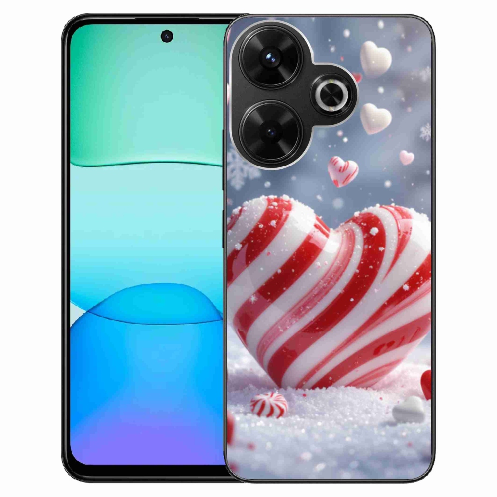 Gél borítás mmCase a Xiaomi Redmi 13 4G/Poco M6 4G - édes szívhez