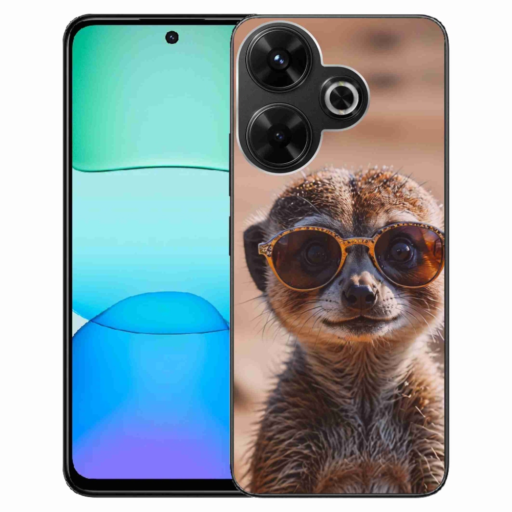 Gél borítás mmCase a Xiaomi Redmi 13 4G/Poco M6 4G számára - stílusos surikata