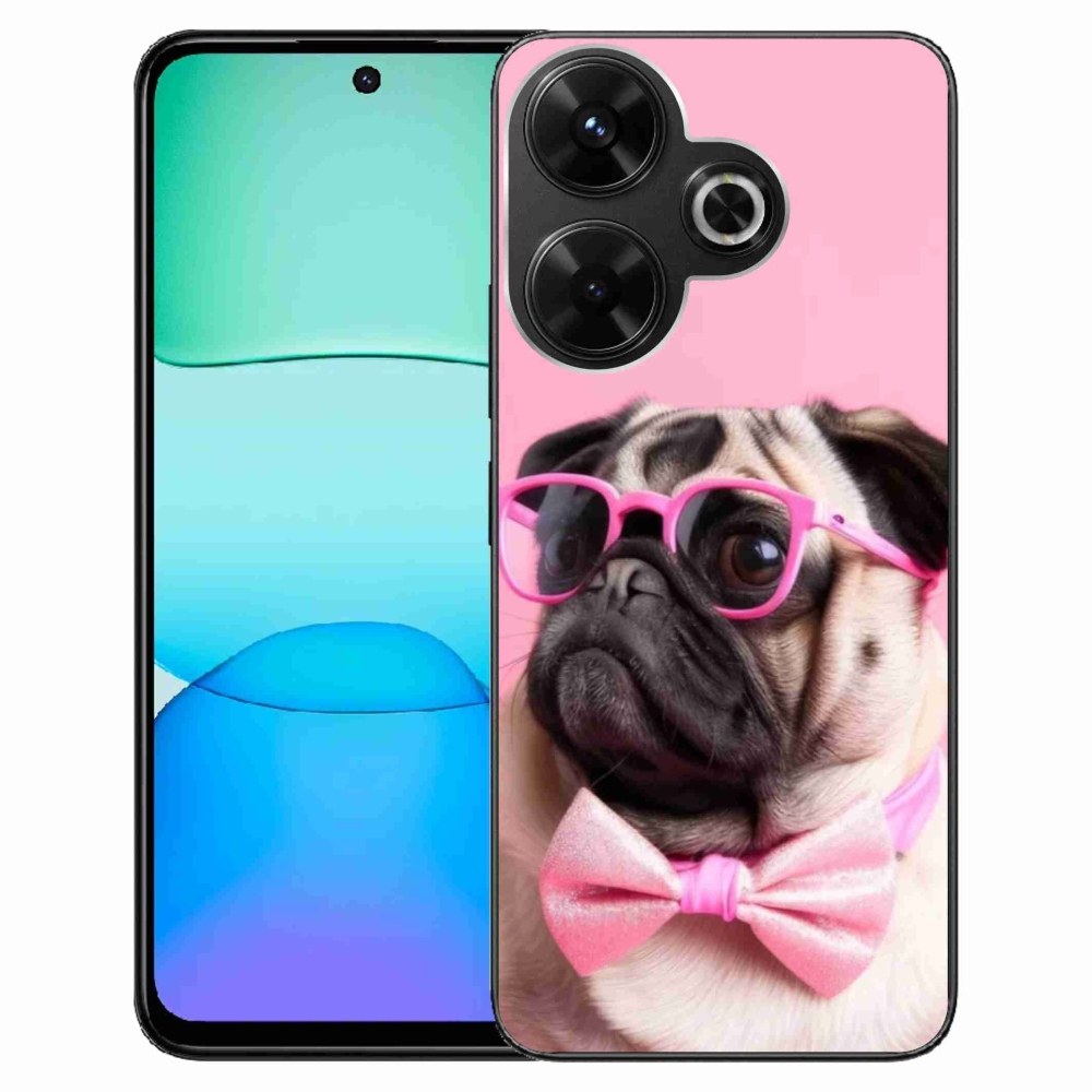 Gél borítás mmCase a Xiaomi Redmi 13 4G/Poco M6 4G - stílusos mopszhoz