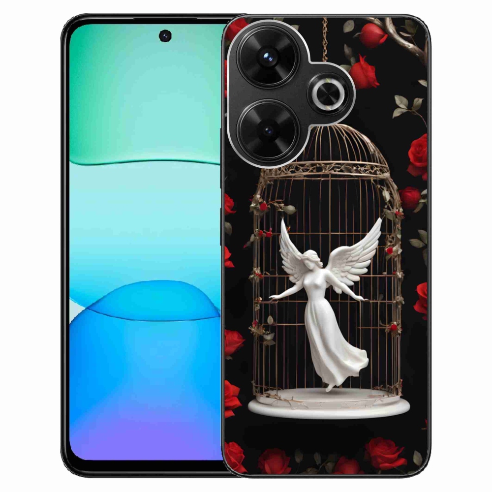 Gél borítás mmCase a Xiaomi Redmi 13 4G/Poco M6 4G - csapdába esett angyalhoz