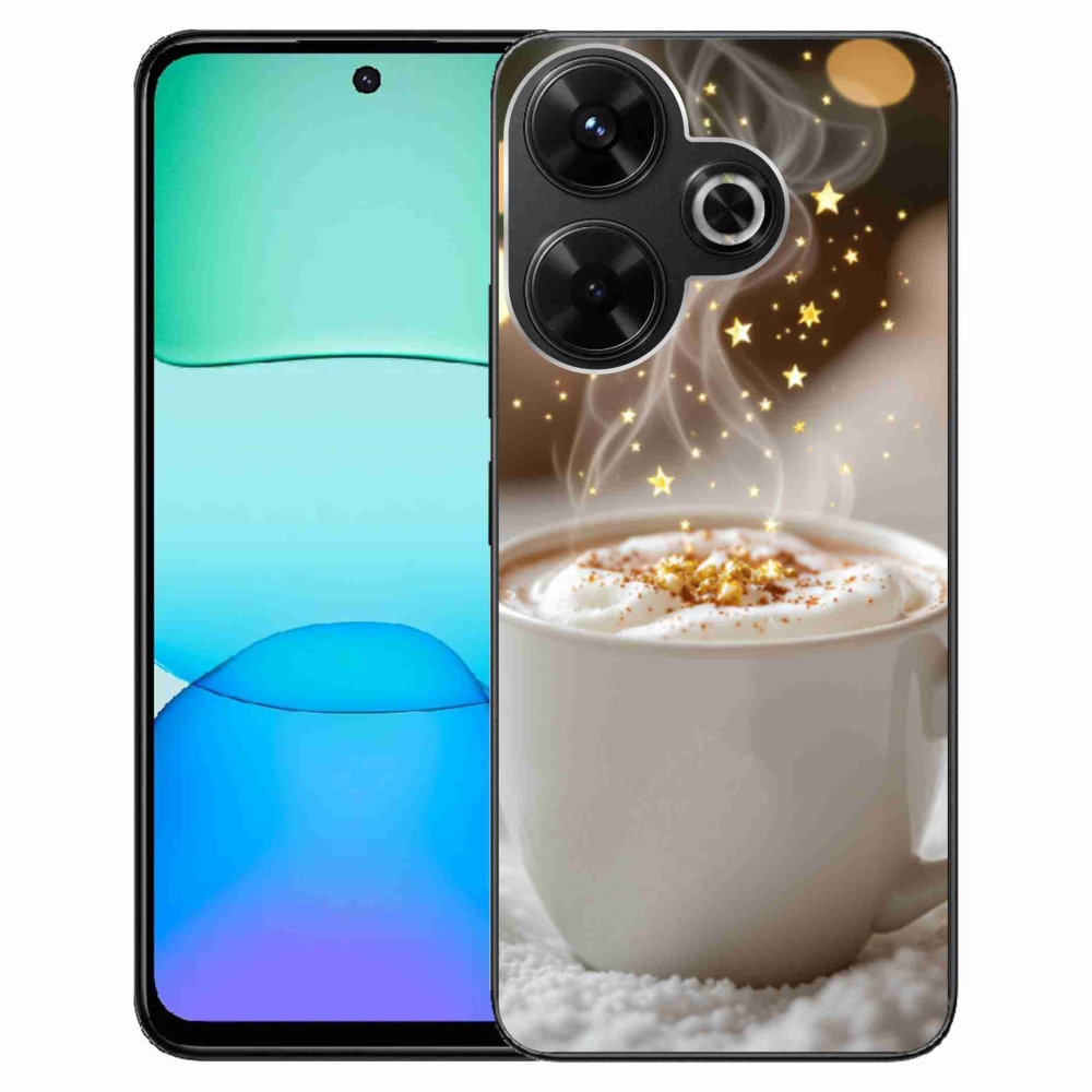 Gél borítás mmCase a Xiaomi Redmi 13 4G/Poco M6 4G - karácsonyi forró italhoz