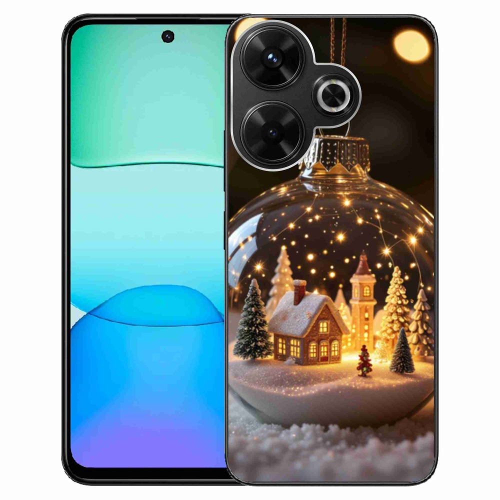 Gél borítás mmCase a Xiaomi Redmi 13 4G/Poco M6 4G - Karácsonyi gömb 3