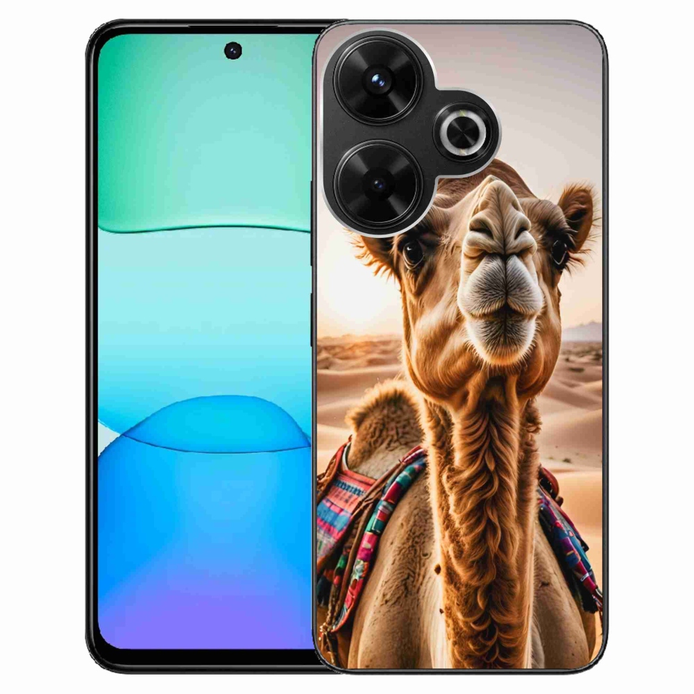 Gél borítás mmCase a Xiaomi Redmi 13 4G/Poco M6 4G számára - teve színű