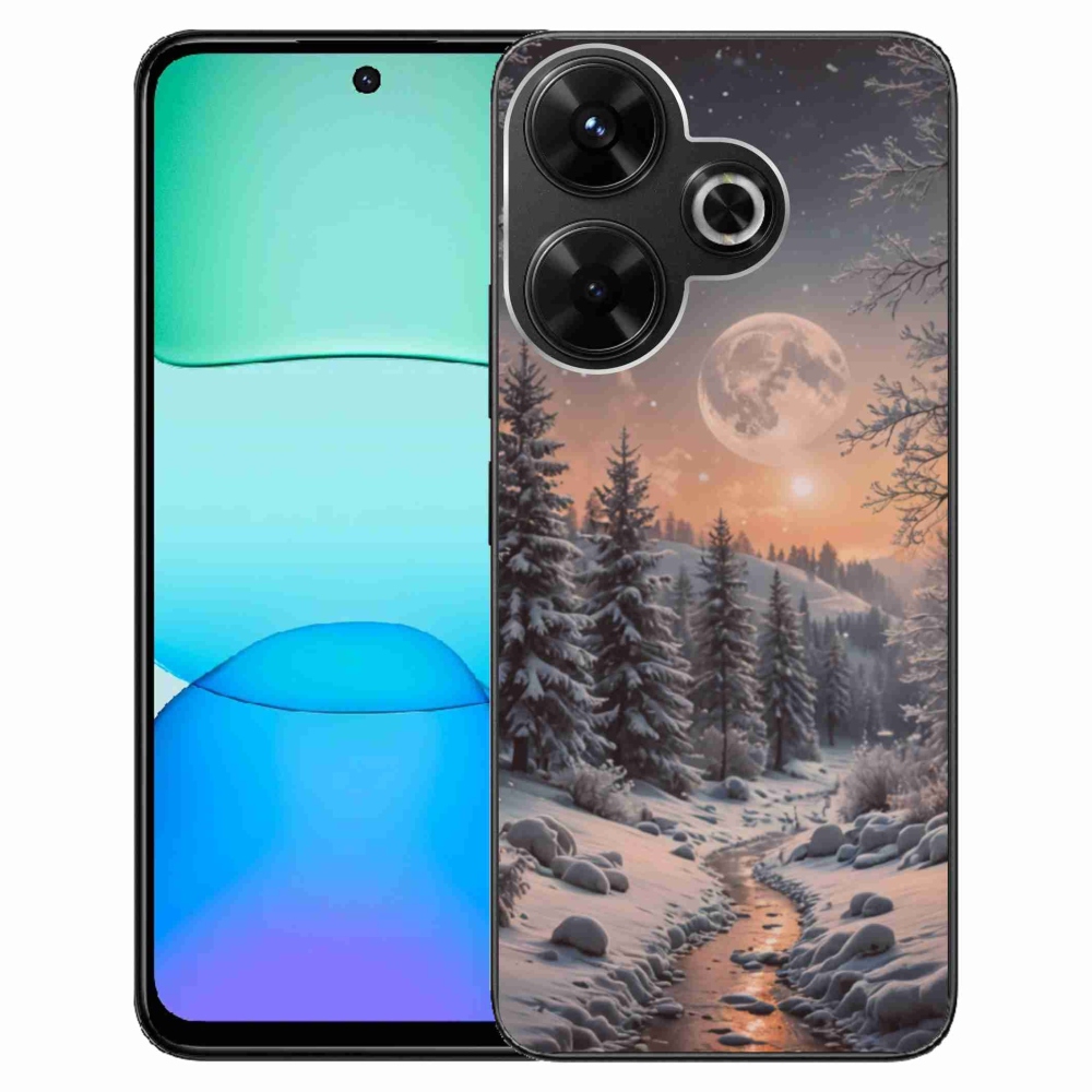 Gél borítás mmCase a Xiaomi Redmi 13 4G/Poco M6 4G - téli táj 2