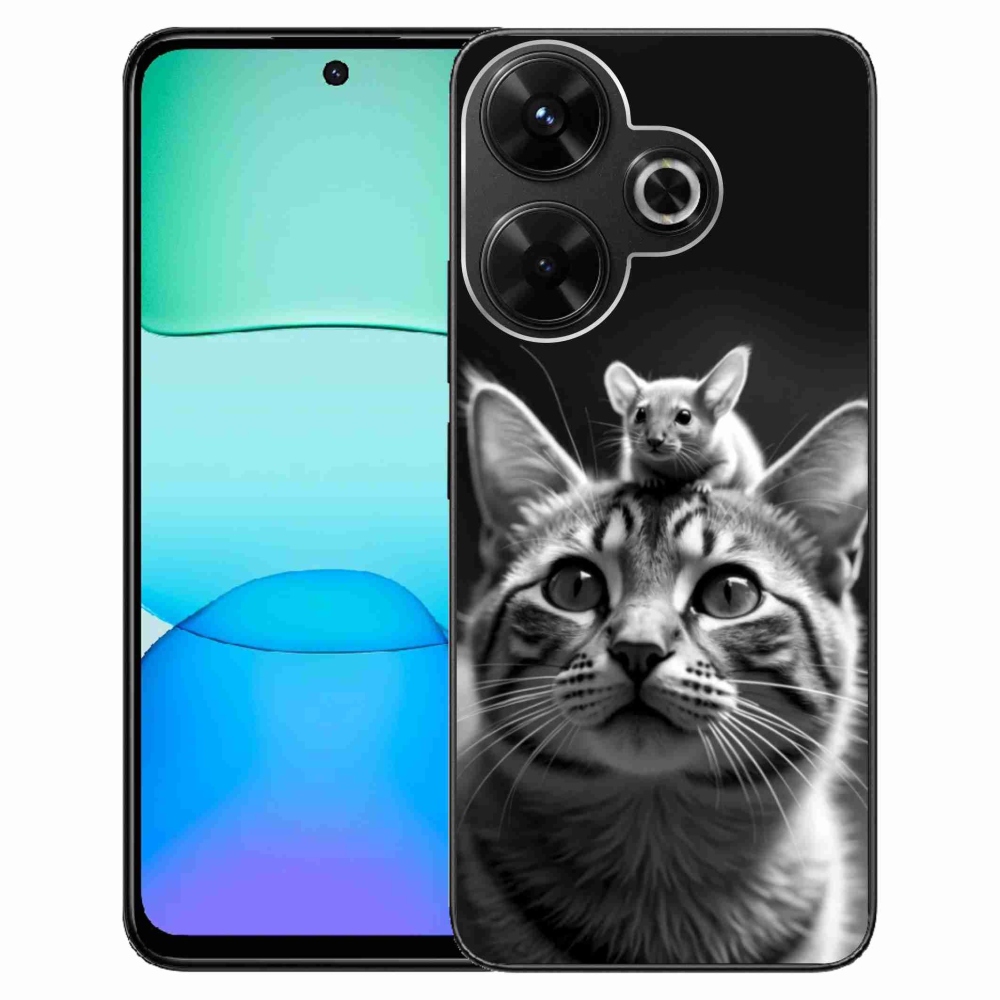 Gél borítás mmCase a Xiaomi Redmi 13 4G/Poco M6 4G - állati barátság 2