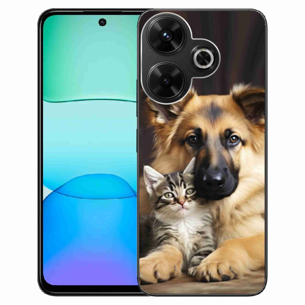 Gél borító mmCase a Xiaomi Redmi 13 4G/Poco M6 4G - állatbarátsághoz