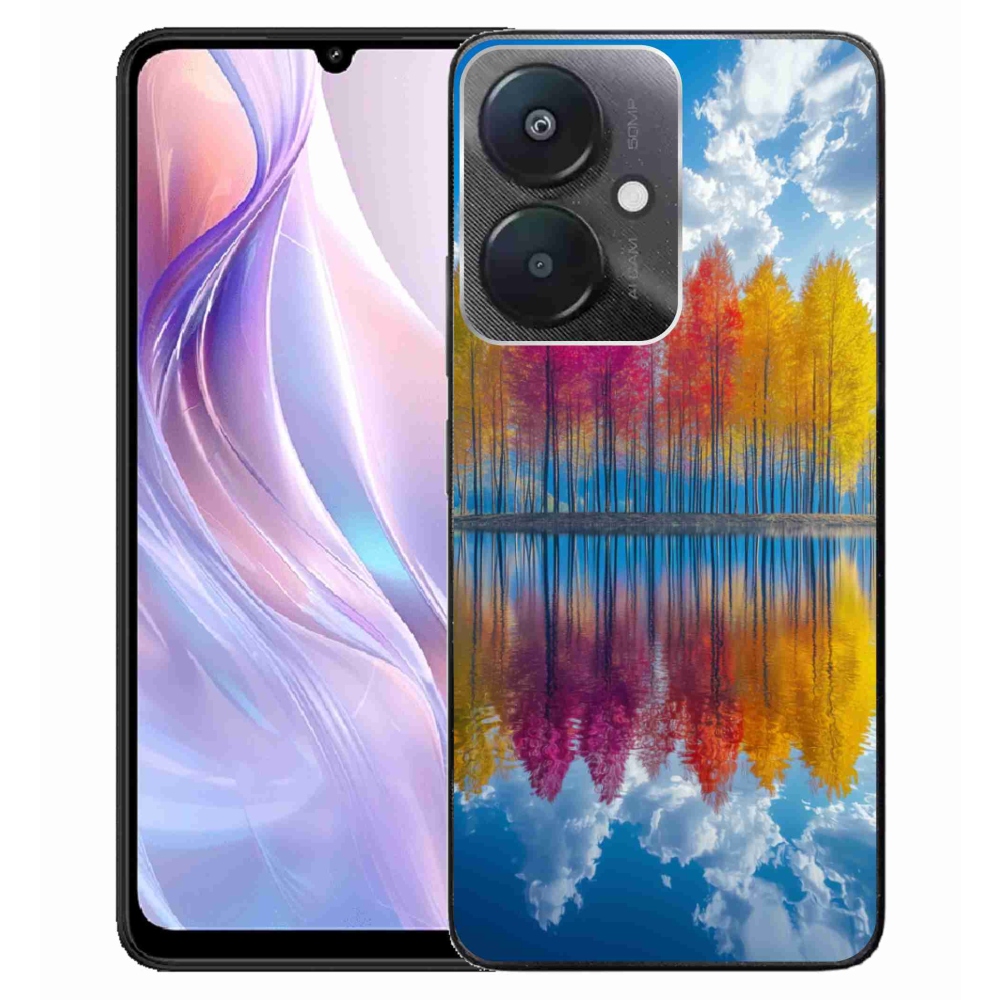 Gél borító mmCase a Xiaomi Redmi 13C 5G számára - színes fák