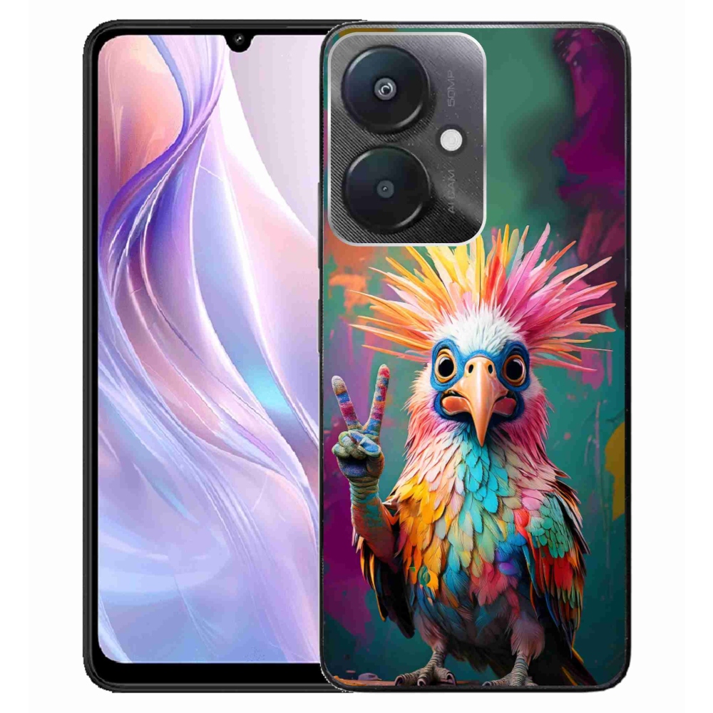 Gél borítás mmCase a Xiaomi Redmi 13C 5G számára - színes lázadó
