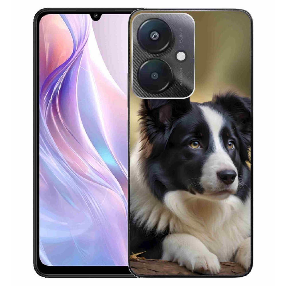 Gél borító mmCase a Xiaomi Redmi 13C 5G-hez - border colie 2