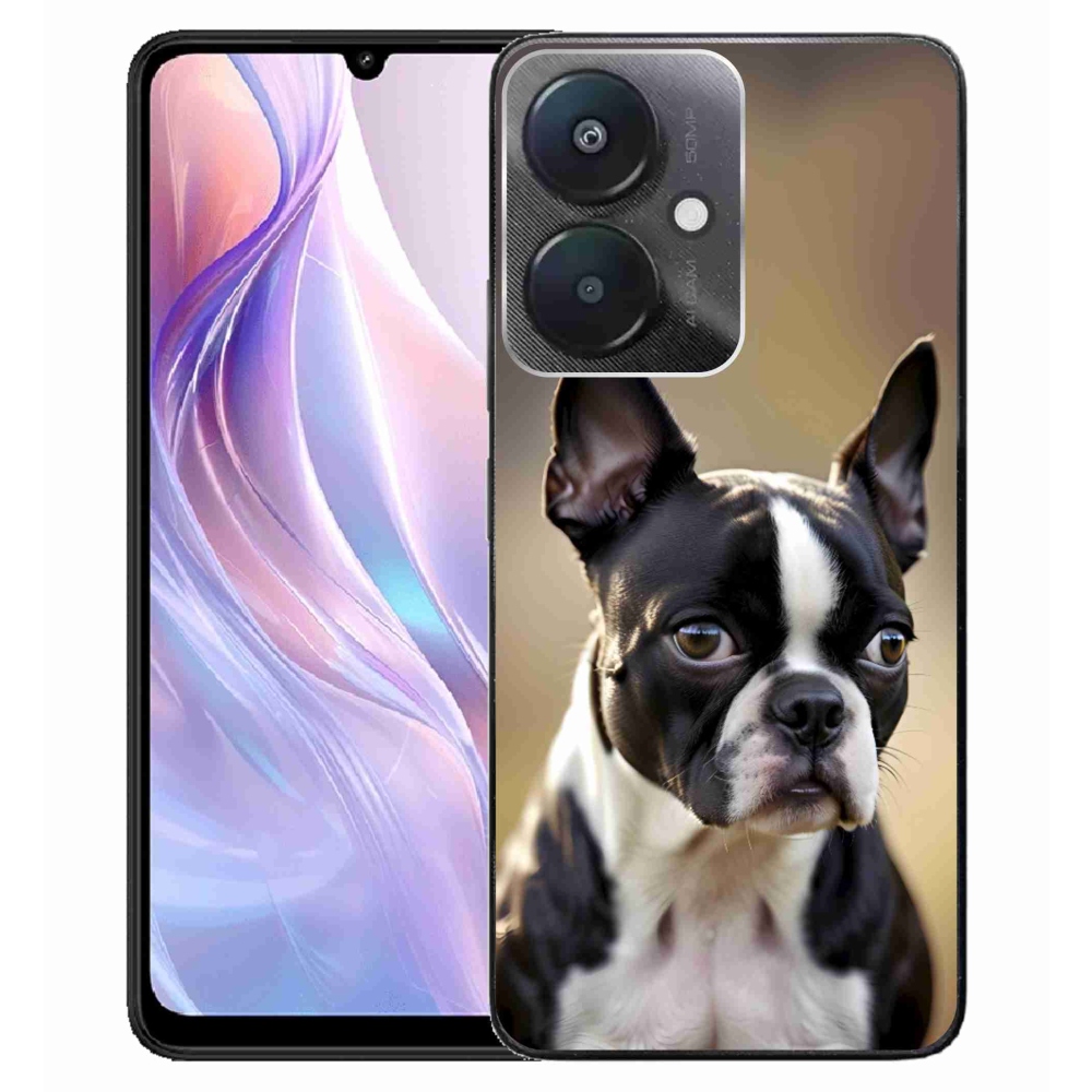 Gél borítás mmCase a Xiaomi Redmi 13C 5G-hez - Boston Terrier