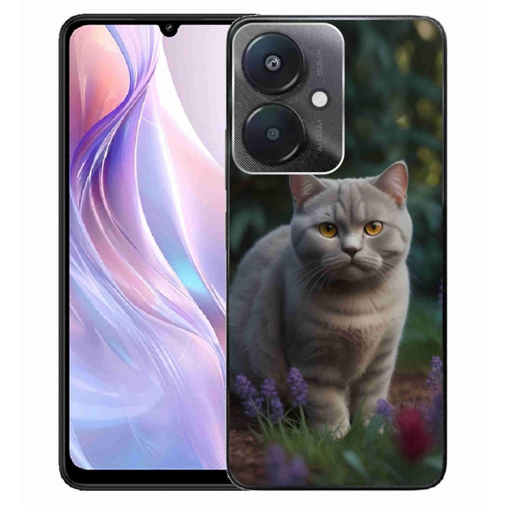 Gél borítás mmCase a Xiaomi Redmi 13C 5G-hez - brit macska