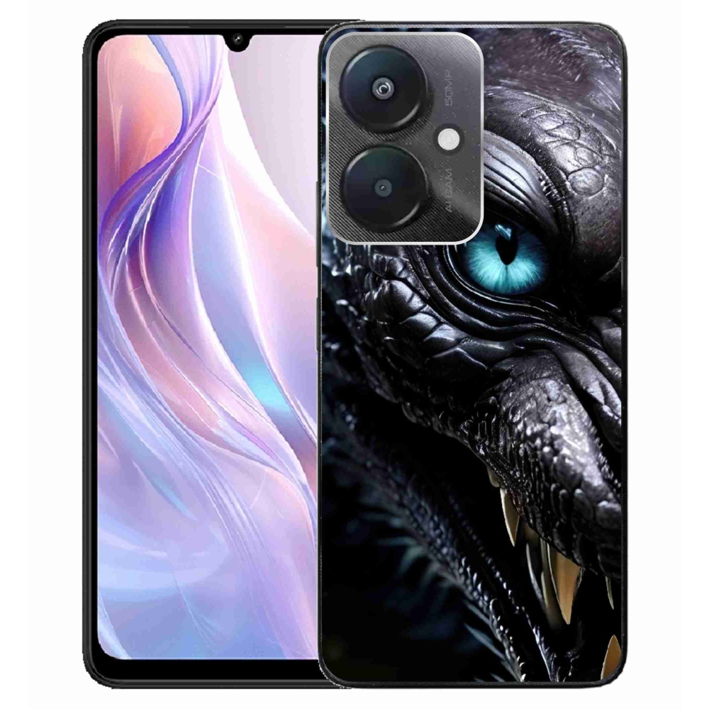 Gél borítás mmCase a Xiaomi Redmi 13C 5G számára - sárkány nézet