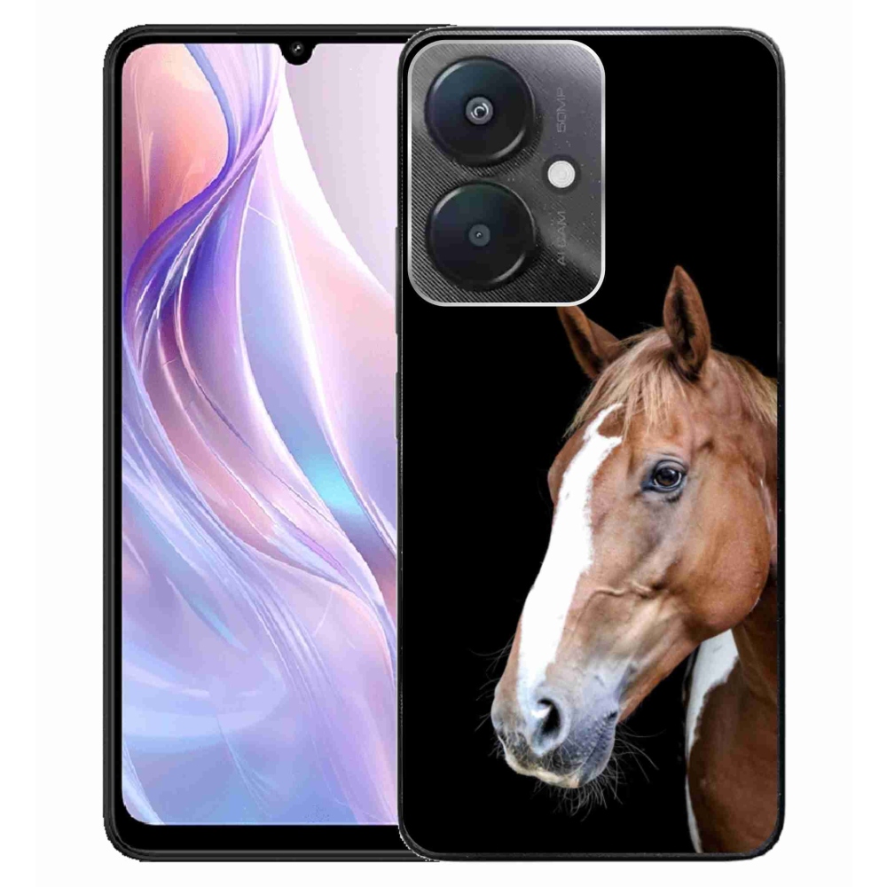 Gél borítás mmCase a Xiaomi Redmi 13C 5G - barna ló 3