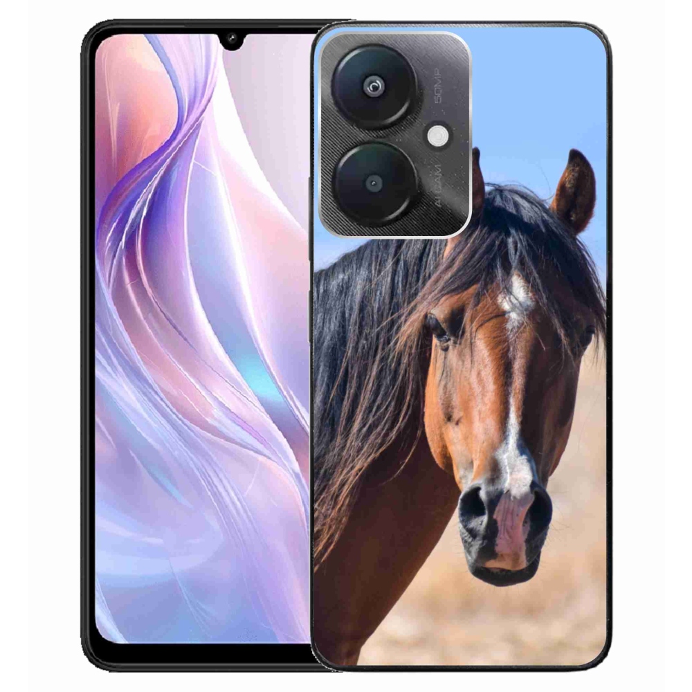 Gél borítás mmCase a Xiaomi Redmi 13C 5G számára - nyugodt ló