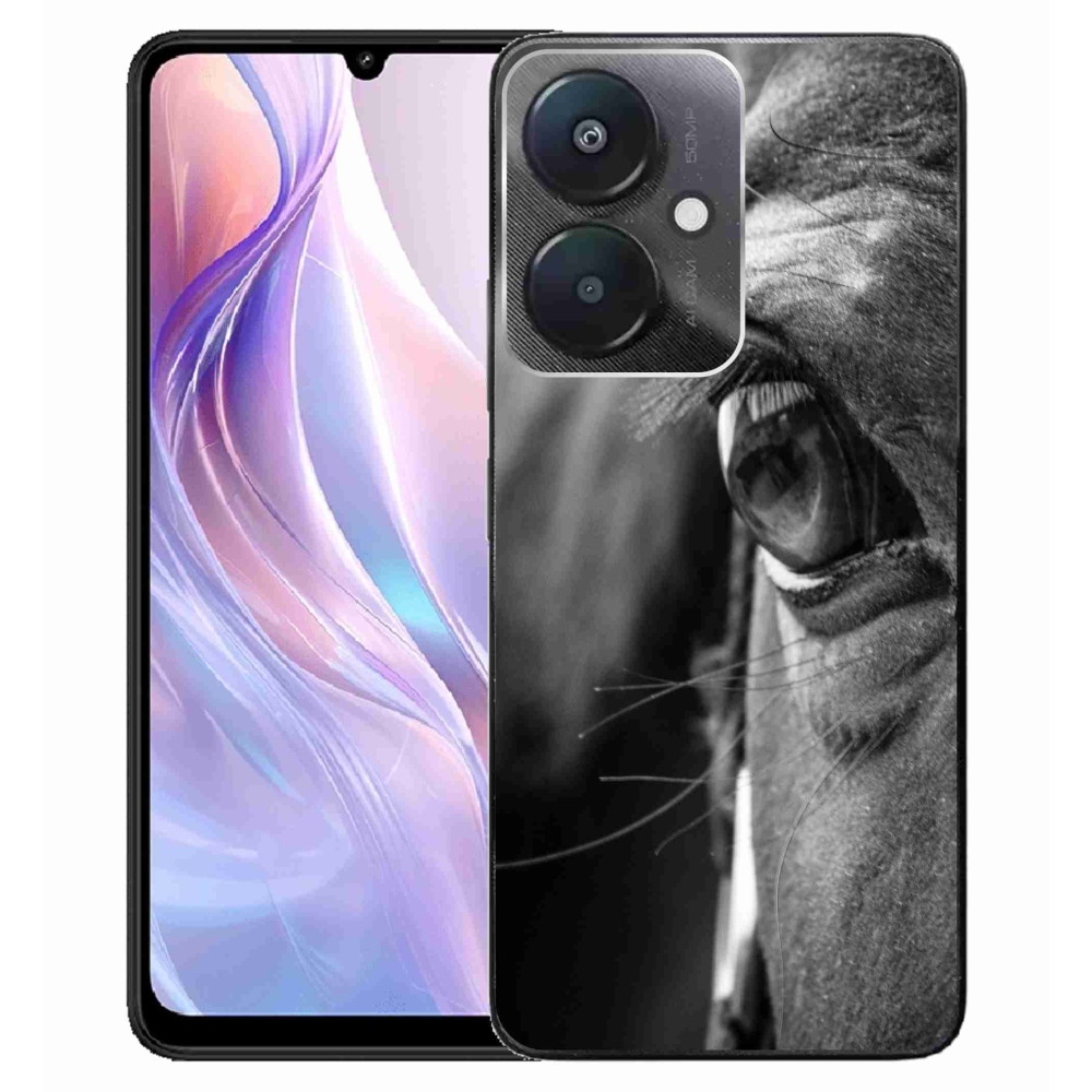 Gél borítás mmCase a Xiaomi Redmi 13C 5G-n - ló nézet