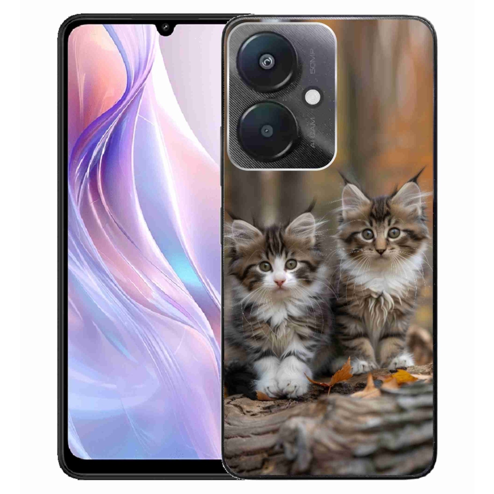 Gél borítás mmCase a Xiaomi Redmi 13C 5G-hez - cat duo 3