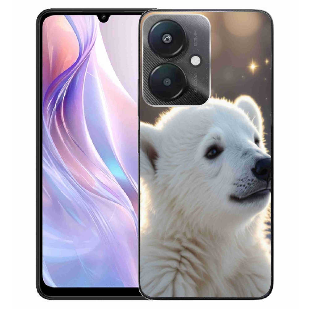 Gél borítás mmCase a Xiaomi Redmi 13C 5G-hez - jegesmedve