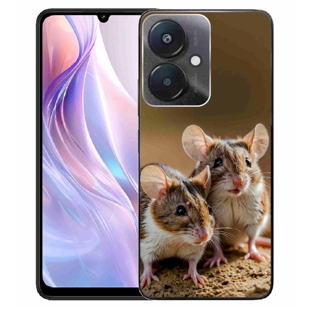 Gél borítás mmCase a Xiaomi Redmi 13C 5G számára - egér duó