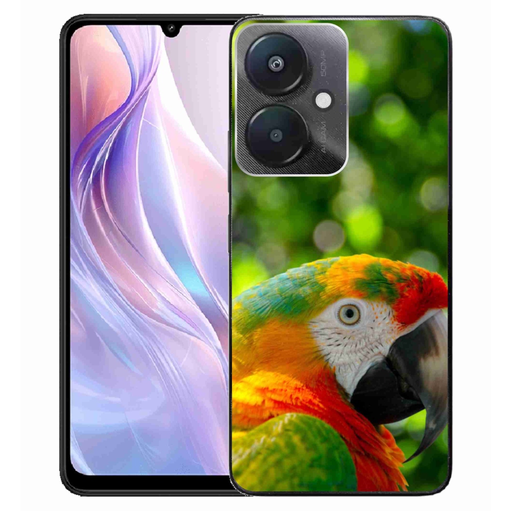 Gél borítás mmCase a Xiaomi Redmi 13C 5G-hez - parrot ara 3