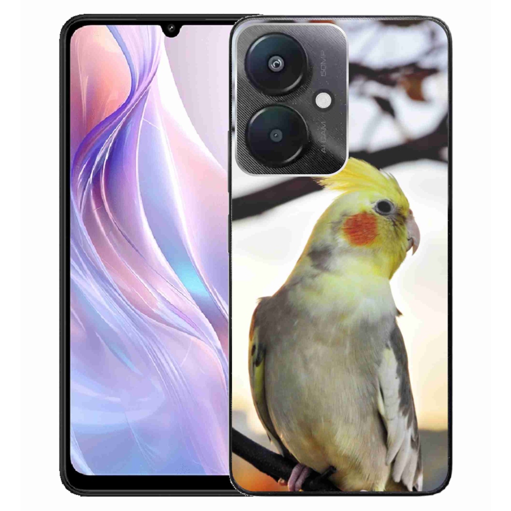 Gél borítás mmCase a Xiaomi Redmi 13C 5G-hez - papagáj korela