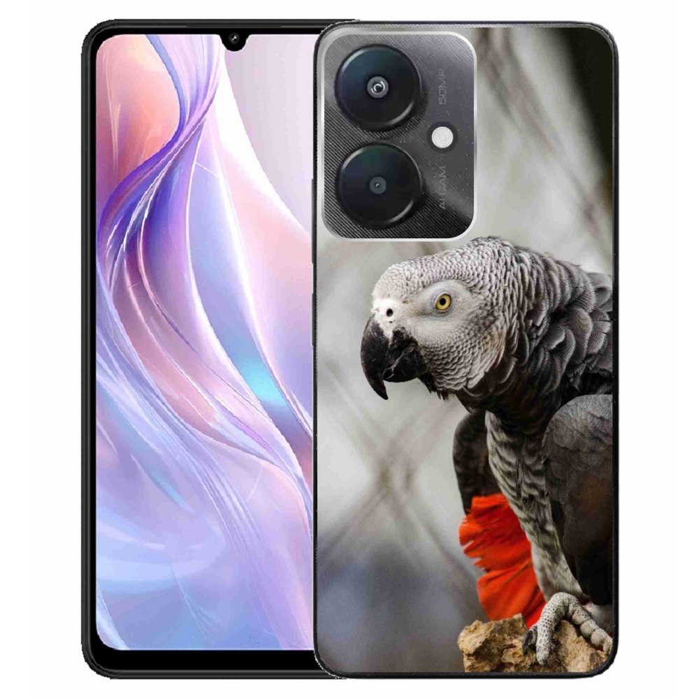 Gél borítás mmCase a Xiaomi Redmi 13C 5G számára - parrot jacco 3