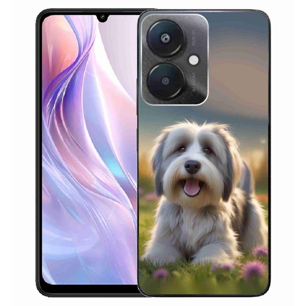 Gél borítás mmCase a Xiaomi Redmi 13C 5G számára - aranyos Havanna kutya