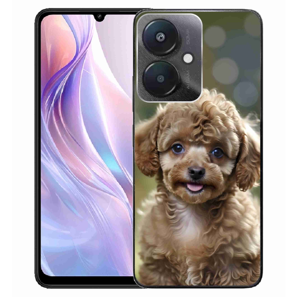 Gél borítás mmCase a Xiaomi Redmi 13C 5G számára - aranyos uszkár